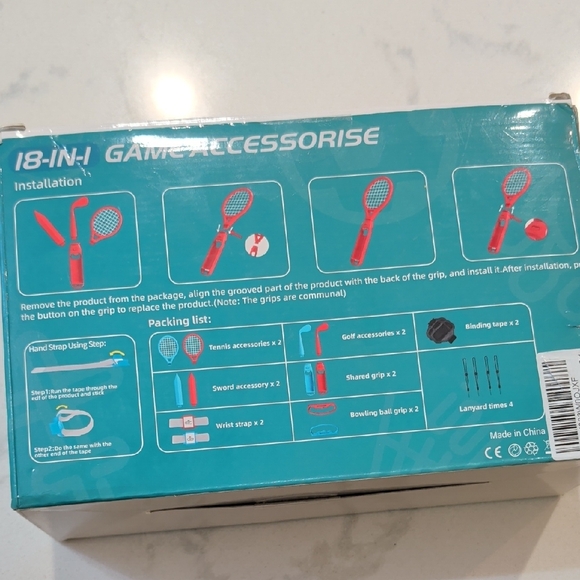 18 in 1 Game Accessories Set for NS Sports - Picture 2 of 3